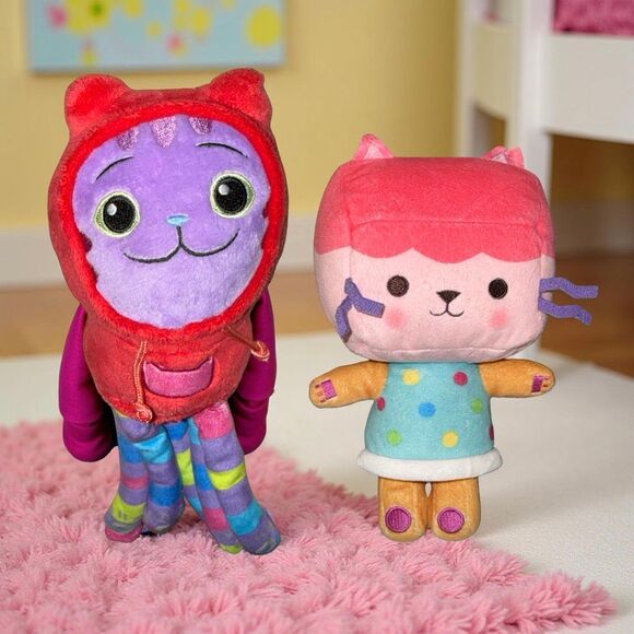 Gabby's Dollhouse Baby Box Purr-ific Cat Plush & DJ Catnip Stuffed Toys P10 - Picture 1 of 6